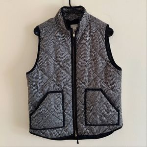 J Crew Quilted Puffer Vest - Medium